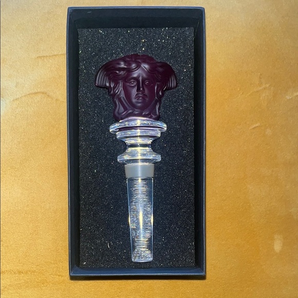 Versace Amethyst Bottle Stopper